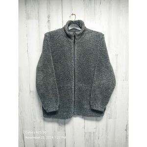 Pacific Trail Deep Pile Sherpa Fleece Zip Up Plush Teddy Jacket Women's Large